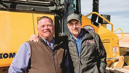 Brent Snapp and Chad King working together to bring GPS technology to JD King Corporation